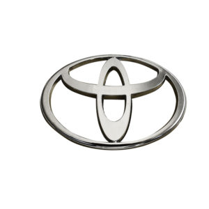 Σήμα Toyota 65x97mm 3D αυτοκόλλητο χρωμίου 1τμχ
