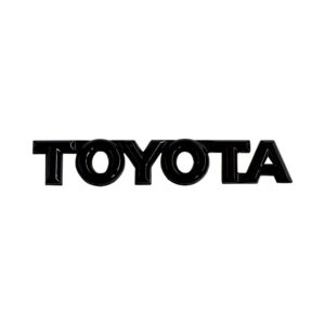 Σήμα Toyota 100x18mm 3D αυτοκόλλητο μαύρο 1τμχ