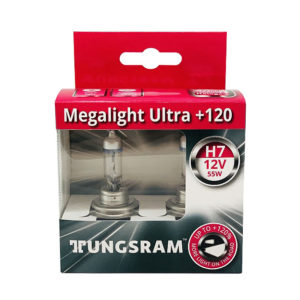 Tungsram H7 Megalight Ultra +120% 55W 12V 2τμχ