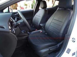 Καλύμματα καθισμάτων μαύρο τεχνόδερμα για Opel Astra K (11τμχ)