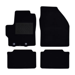Πατάκια δαπέδου μοκέτας Superior μαύρα για Toyota Yaris (IV) 4τμχ