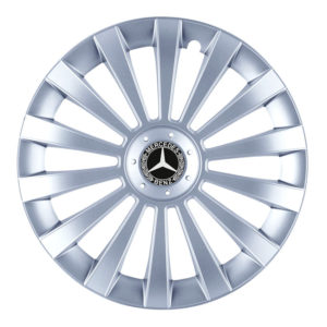Τάσια Meridian ασημί 15 με σήμα Mercedes Benz 4τμχ