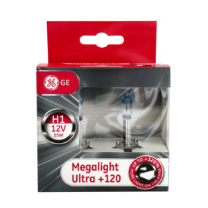 General Electric H1 Megalight Ultra +120% 55W 12V 2τμχ