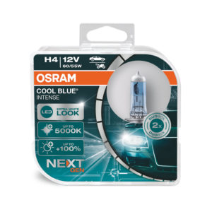 Λάμπες Osram H4 Cool Blue Intense NextGen 12V 60/55W +100% 2τμχ