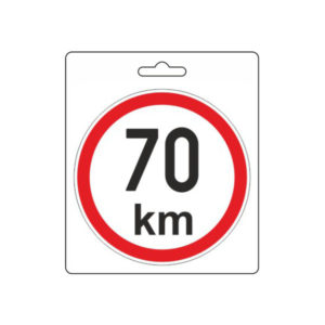 Αυτοκόλλητο σήμα ορίου ταχύτητας 70 km/h (110mm)