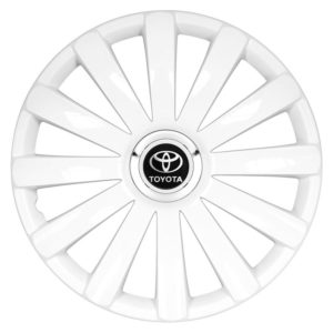 Τάσια Spyder Pro White 14 με σήμα Toyota 4τμχ