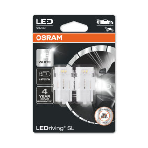 Λάμπες Osram W21W LEDriving SL λευκό 12V 2τμχ