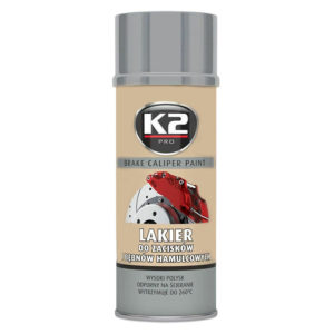 Σπρέι βαφής για δαγκάνες φρένων K2 Brake Caliper Paint ασημί 400ml