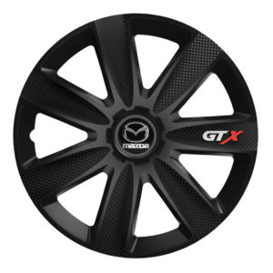 Τάσια GTX Carbon Black 15 με σήμα Mazda 4τμχ