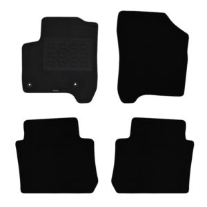 Πατάκια δαπέδου μοκέτας Superior μαύρα για Citroen C3 Picasso 4τμχ