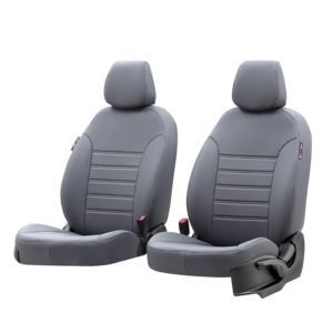 Καλύμματα καθισμάτων για Toyota Proace II Istanbul Design γκρι διάτρητο τεχνόδερμα 8τμχ