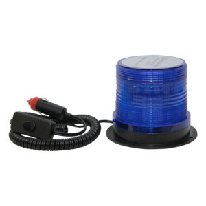 Φάρος μαγνητικός LED μπλε στροβοσκοπικός 12V