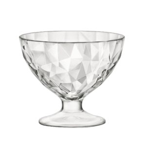 Ποτήρι Παγωτού Γυάλινο Διάφανο Diamond 10.2εκ Bormioli Rocco BR00125410