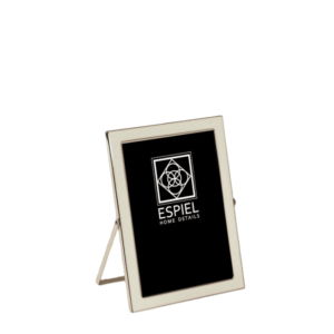 Κορνίζα Μεταλλική Λευκή-Χρυσή 13x18cm Espiel FAM602