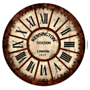 Ρολόι Τοίχου Ξύλινο 62εκ Etoile NN-195-145