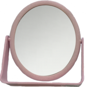 Καθρέπτης Μακιγιάζ Επιτραπέζιος Με βάση 2 Όψεων Οβάλ Normal, Ροζ, Happy House 79.1019972