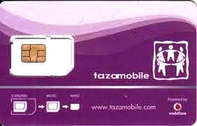 TAZA Mobile Data & Talk Card