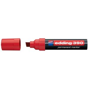 Μαρκαδόρος ανεξίτηλος Edding 390 4-12mm κόκκινος