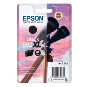 Μελάνι Epson 502XL C13T02W14010 black 550pgs