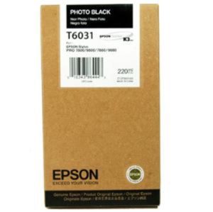 Μελάνι Epson T6031 photo black 220ml