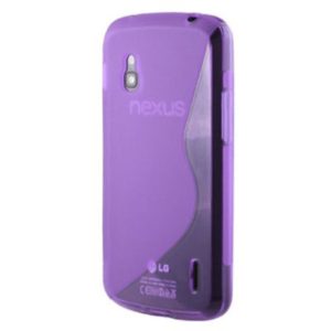 Θήκη κινητού για LG Nexus 4 S line purple