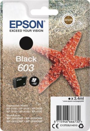 Μελάνι Epson 603 black 150pgs