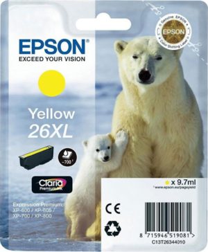 Μελάνι Epson 26XL yellow 700pgs