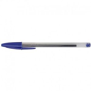 Στυλό Bic cristal 1mm με καπάκι μπλε