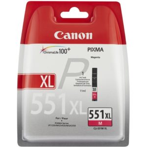 Μελάνι Canon CLI-551XL magenta 660pgs