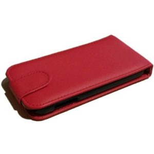 Θήκη κινητού για Samsung S4 πορτοφόλι πάνω άνοιγμα red