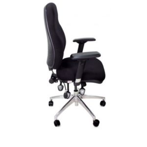 Καρέκλα γραφείου ανατομική Nec Thessis 02 105x67.5x75cm Plus black