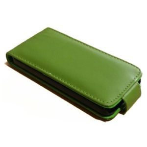 Θήκη κινητού για iphone 5C πορτοφόλι πίσω κούμπωμα green