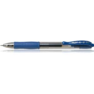 Στυλό Pilot G2 0.7mm gel με κλικ grip μπλε