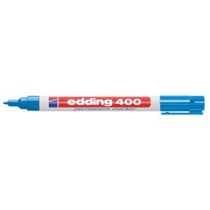 Μαρκαδόρος ανεξίτηλος Edding 400 1mm γαλάζιος