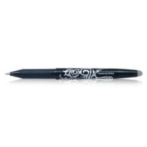 Στυλό Pilot Frixion 0,7mm με καπάκι και γομολάστιχα μαύρο