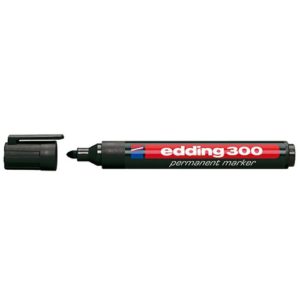 Μαρκαδόρος ανεξίτηλος Edding 300 1,5-3mm μαύρος