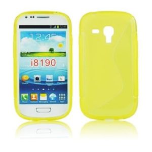 Θήκη κινητού για Samsung Galaxy S3 Mini S line yellow