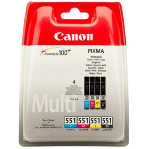 Μελάνι Canon CLI-551 multipack