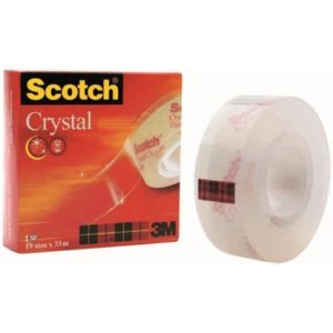 Κολλητική ταινία Scotch Crystal 600 19mmχ33m διάφανη
