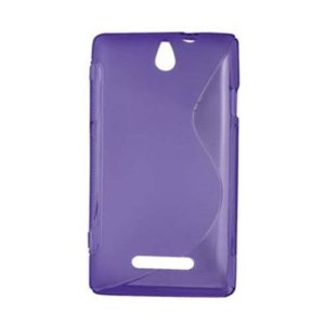 Θήκη κινητού για Sony Xperia E Dual S line purple