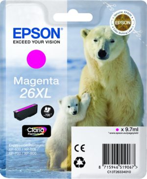 Μελάνι Epson 26XL magenta 700pgs