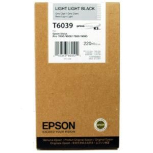 Μελάνι Epson T6039 light light black 220ml