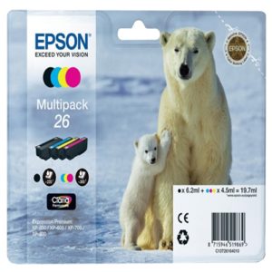 Μελάνι Epson 26 (T261640) color multipack