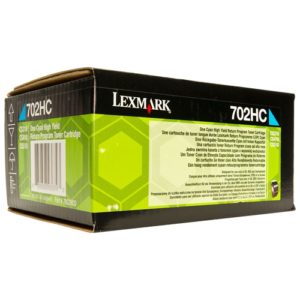 Toner Lexmark 702HC (70C2HC0) cyan 3000pgs