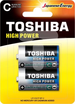 Μπαταρίες αλκαλικές Toshiba C LR14 2 τεμ.