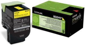 Toner Lexmark 802HY (80C2HY0) yellow 3000pgs