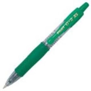 Στυλό Pilot BL-G2 0,5mm gel με κλικ grip πράσινο