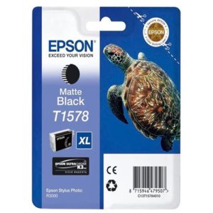 Μελάνι Epson T1578XL matte black 25.9ml