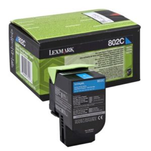 Toner Lexmark 802C (80C20C0) cyan 1000pgs
