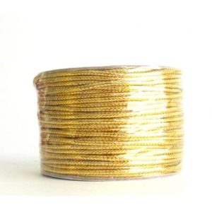 Κορδέλα κορδόνι μεταλλικό 2mmx100m χρυσό